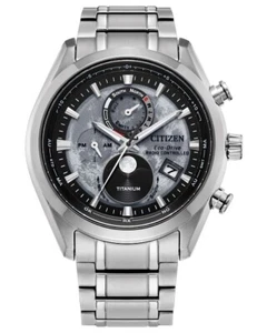 Citizen Tsuki-yomi A-T Perpetual World Time Grey Dial Men's Watch BY1010-57H - Picture 1 of 5