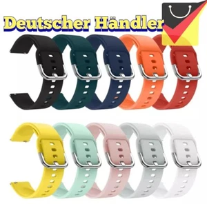 Silikonowa bransoletka 20mm do Samsung Galaxy Watch, Amazfit, Garmin, Huawei strap - Zdjęcie 1 z 29