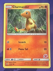 Battle Academy #018/147 Charmander - 18/147 (Charizard gestempelt) - Bild 1 von 1