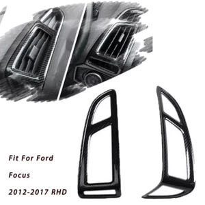 Carbon Fiber ABS Air Condition Air Vent Cover Trim Fit For Ford Focus 2012-2017 - Picture 1 of 6
