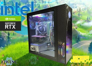 RGB Gaming PC | i7 4GHz | RTX 3050 | 64GB RAM | 1TB SSD | WINDOWS 10 Pro | WIFI - Picture 1 of 10