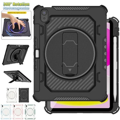 For iPad 5th 6th 7th 8th 9th 10th/(A16) Generation 360 Rotating Stand Case Cover - Image 1 of 4