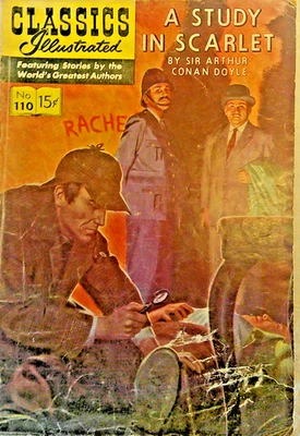 Vintage Illustrated Classics Comic A Study in Scarlet Sir Arthur Conan Doyle - Image 1 of 4