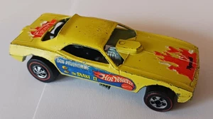 1973 Hot Wheels REDLINE Snake Lemon Yellow - Picture 1 of 14