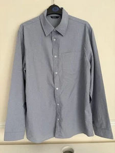 Camisa para hombre Rohan Finchley manga larga lisa azul protección solar talla mediana - Imagen 1 de 6
