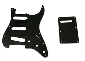 Original Fender Player Series Strat Schlagbretter | Schwarz Weiß 3S SSS Set Gebraucht - Bild 1 von 2