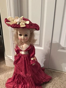 Vintage Effanbee Puppe 18 Zoll viktorianisches Alter der Eleganz rot - Bild 1 von 6