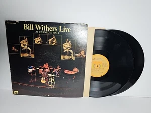 BILL WITHERS Live at Carnegie Hall 2LP ORIG 1973 SUSSEX SXBS 7025-2 Funk SOUL VG - Picture 1 of 8