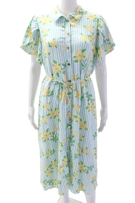 Платье миди женское Draper James на пуговицах расклешенное с цветочным рисунком размер XL - Изображение 1 из 4