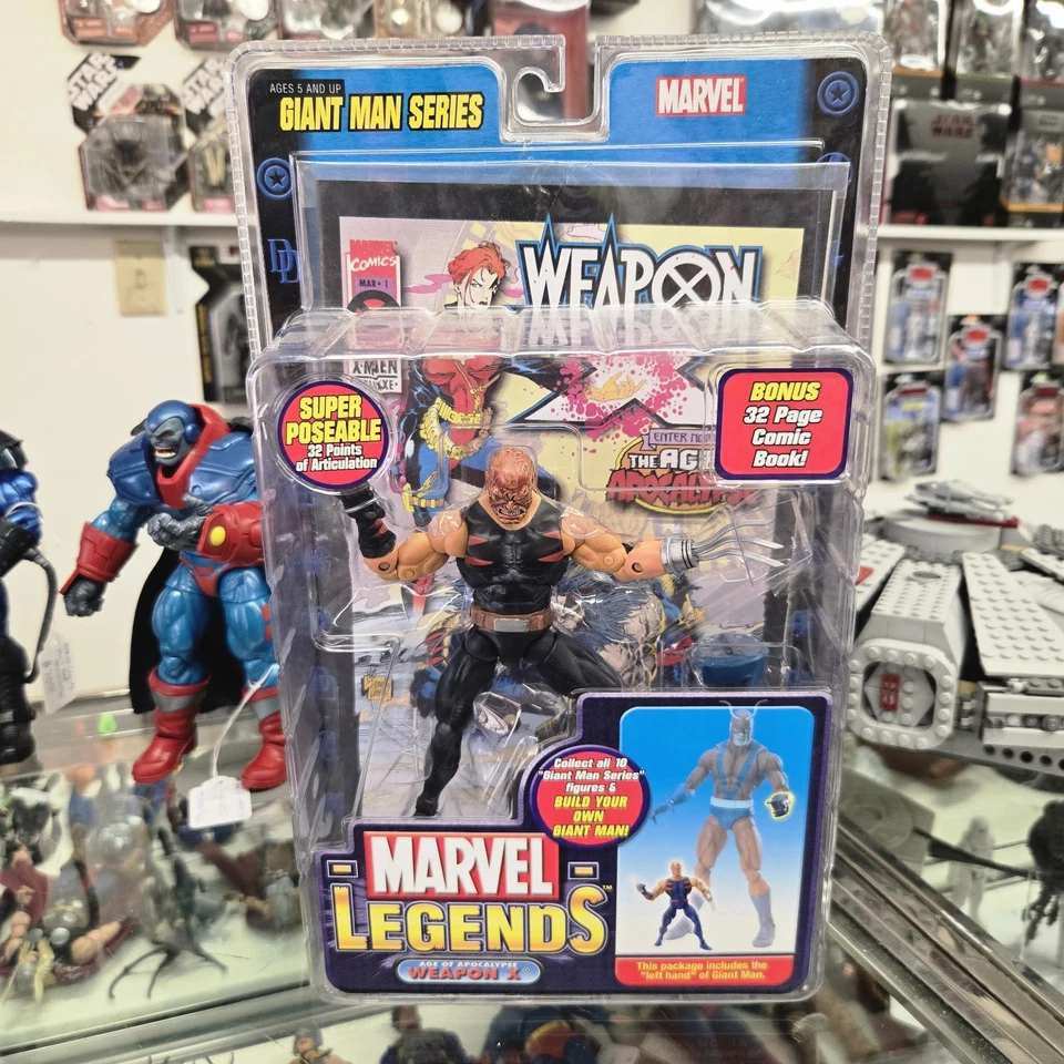 Figura de acción Marvel Legends Series AOA Weapon X Giant Man BAF 2006 Toybiz Foto 1 de 2