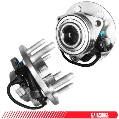 Pair Front Wheel Bearing Hub for Chevy GMC Silverado Sierra 1500 Tahoe Yukon 4WD - Imagem 1 de 4