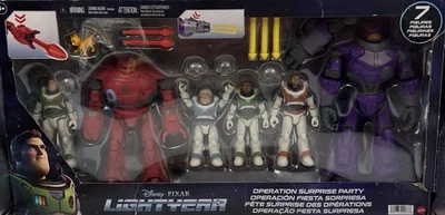 Mattel Disney y Pixar Lightyear Operation Surprise Party Pack NUEVO 7 figuras Foto 1 de 4