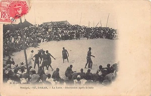 Senegal - DAKAR - La lucha libre - Discusión después de la lucha libre - Publ. M. D. 1 - Imagen 1 de 2