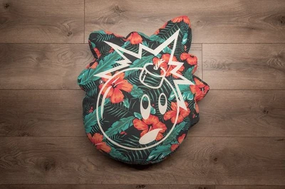 The Hundreds Adam Bomb Tropical/Floral pillow rare - Image 1 of 2