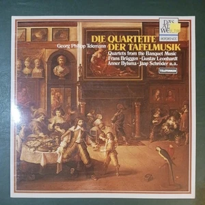 TELEMANN Die Quartette der Tafelmusik 1981 LP Telefunken Germany VG+/EX - Picture 1 of 9