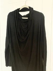 Made in Italy Studio One Size Multi-way Black Top - Picture 1 of 6