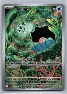 SV10: Destined Rivals #195/182 Clamperl Illustration Rare - Picture 1 of 2