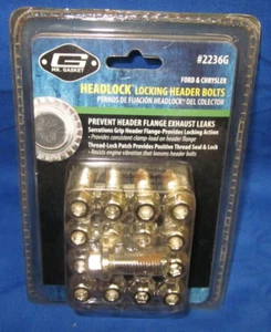 Mr Gasket 2236G ~ Headlock Locking Header Bolts, Ford & Chrysler - Bild 1 von 5