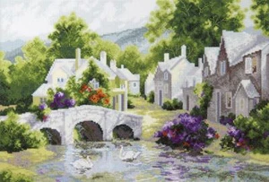 DIY Counted Cross Stitch Kit "Hospitable city" - Picture 1 of 4
