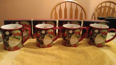 Christmas Mugs from Lang-"Cardinal on Nose", BNIB - Image 1 of 4