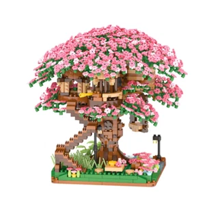 Mini Sakura Baum Bausteine Set DIY Kirschblüten Ziegel mit Licht Treeho - Bild 1 von 17