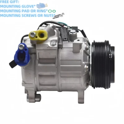 AC Compressor w/ Clutch for BMW 228i 320i 328i 428i 528i xDrive 535i X5 197364 - Image 1 of 4