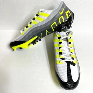 Nike Vapor Edge Speed 360 Football Cleats Size 10.5 Black White Volt SDQ5110-071 - Picture 1 of 8