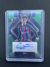 2022/23 Panini La Liga Select Gavi /5 Auto Green