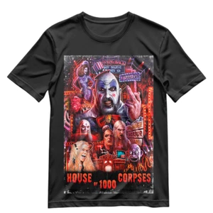 House of a 1000 Corpses T-Shirt Rob Zombie Film Shirt S-3X Captain Spaulding B - Bild 1 von 5