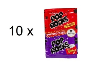 10 x 6g POP ROCKS Strawberry Cola Popping Candy - Picture 1 of 1