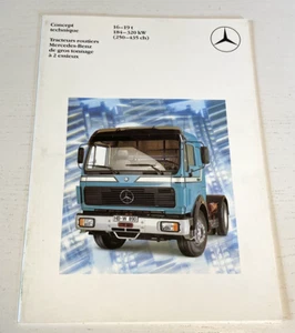 Brochure de Vente Camions MERCEDES 16/19 T - Non Datée, en Français. - Imagen 1 de 9