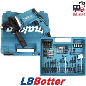 MAKITA Trapano a percussione con 74 Accessori inclusi HP1631KX3 - Foto 1 di 3