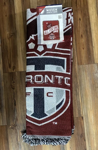 MLS Toronto FC Tapestry Blanket Woven Futbol Club Soccer Northwest Company USA Cover