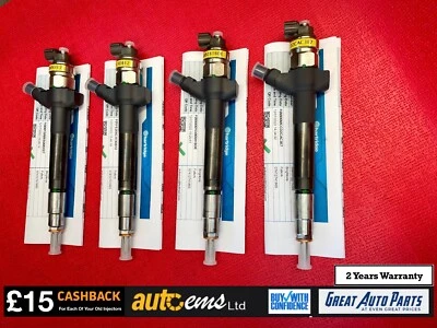 4 X   FORD TRANSIT CITROEN MK7 2.2 2.4 DENSO DIESEL INJECTOR 6C1Q-9K546-AC - Image 1 of 4