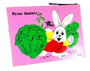 Sifo Peter Rabbit Puzzle in Legno 11 Pezzi Vintage Completo Anni '50 - In perfette condizioni - Foto 1 di 1