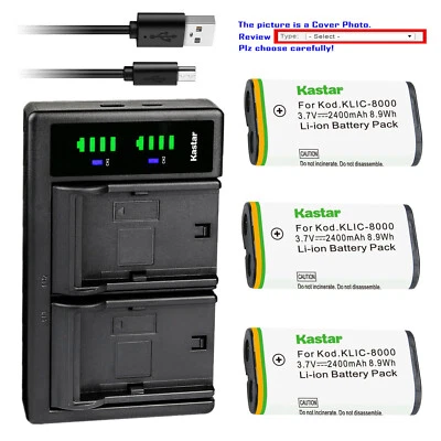 Kastar Battery LTD2 Charger for Ricoh DB-50 BJ-5 & RICOH Caplio R1V Caplio RZ1 - Image 1 of 4