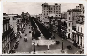 Cuba Marti Avenue Havana Habana Vintage RPPC C090 - Bild 1 von 2