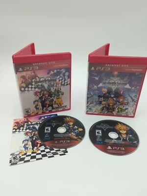 Kingdom Hearts ReMix 1.5 y 2.5 Lote (Sony Playstation 3 PS3) con Manual Foto 1 de 4