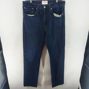 Levi's jeans 504 men size 34 straight leg dark blue straight leg classic - Picture 1 of 11