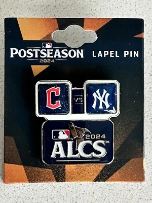 2024 Cleveland Guardians New York Yankees  Progressive Lapel Pin ALCS Playoffs - Image 1 of 3