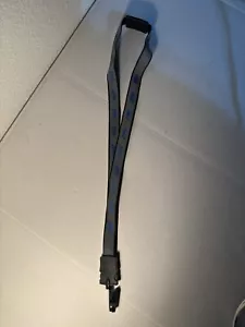 Cordino nero nuovo con materiale riflettente e staccabile per sicurezza MOLTO PULITO - Foto 1 di 6