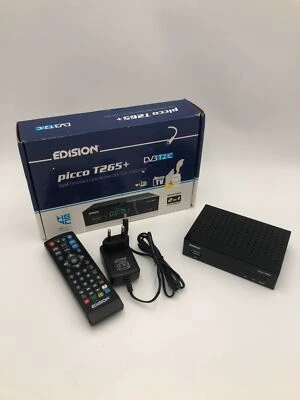 Edision Picco T265+ DVB-T2/C Receiver, Full HD, USB, HDMI, SCART, WiFi - Bild 1 von 4