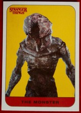 STRANGER THINGS - SEASON ONE - STICKER CARD #20 - THE MONSTER - TOPPS 2018