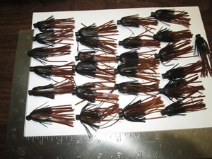 25 - QUICK CHANGE SILICONE RUBBER SKIRTS - 2 1/2" LONG -BROWN AND BLACK, - Picture 1 of 6