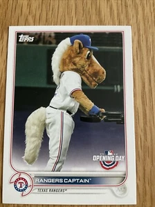 2022 Topps MLB Eröffnungstag MASKOTTCHENKARTE - TEXAS RANGERS #M-22 - Bild 1 von 1