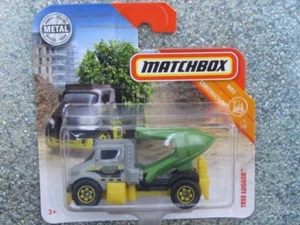 Matchbox 2018 #035/125 TREE LUGGER grey green CaseD - Picture 1 of 2