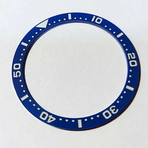 Lumed Bezel Insert for Seiko SKX 007, C3Lume, Blue, Seiko Style - Picture 1 of 3