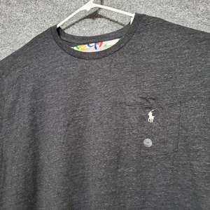 Polo Ralph Lauren chemise homme 4XB grande poche grise coton col rond décontracté preppy - Photo 1/12