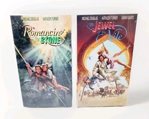 Romancing The Stone / Jewel Of The Nile VHS Tapes ~ BRAND NEW & SEALED! MINT! - Imagen 1 de 9