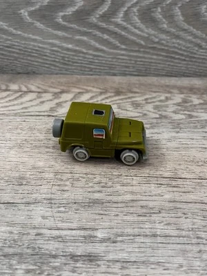Vintage 1986 Hasbro Takara Transformers G1 Throttlebot ROLLBAR Jeep READ - Image 1 of 4